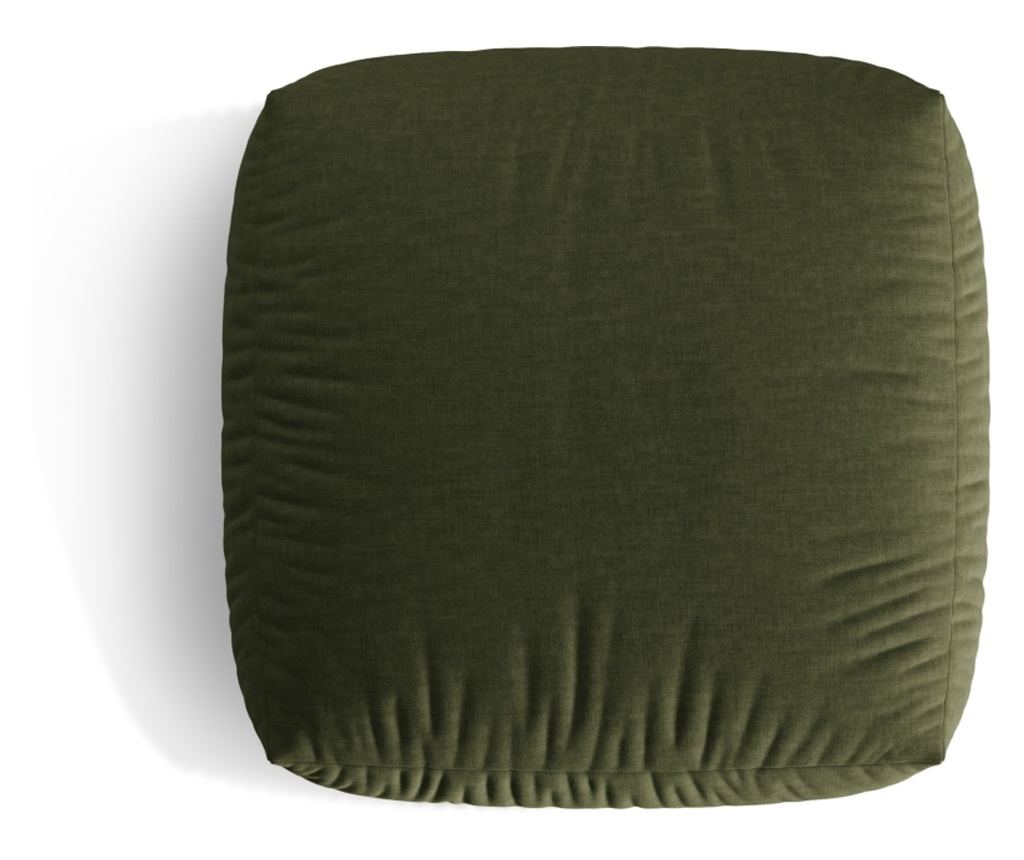 Micadoni Home 539176 Ottomán, Martina, Zöld, 44x106x106 cm - 3