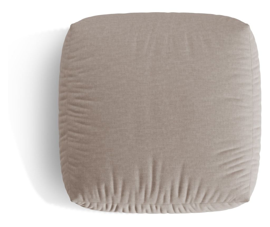 Micadoni Home 539176 puff, Martina, sötétbézs, 44x106x106 cm - 3