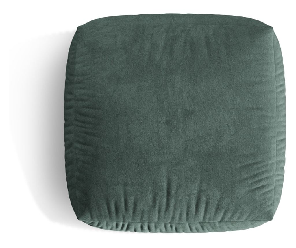 Micadoni Home 539176 Ottomán, Martina, Kékzöld, 44x106x106 cm - 3