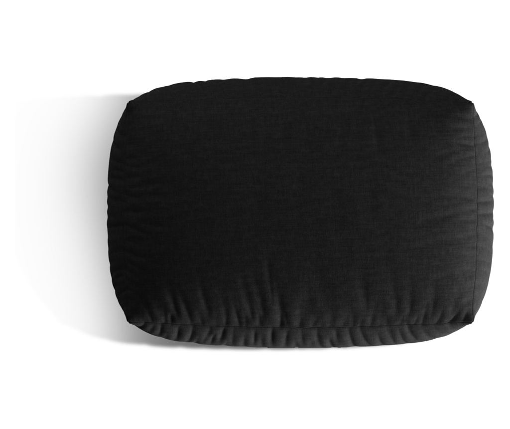 Micadoni Home 539176 Ottomán, Martina, Fekete, 44x65x95 cm - 3