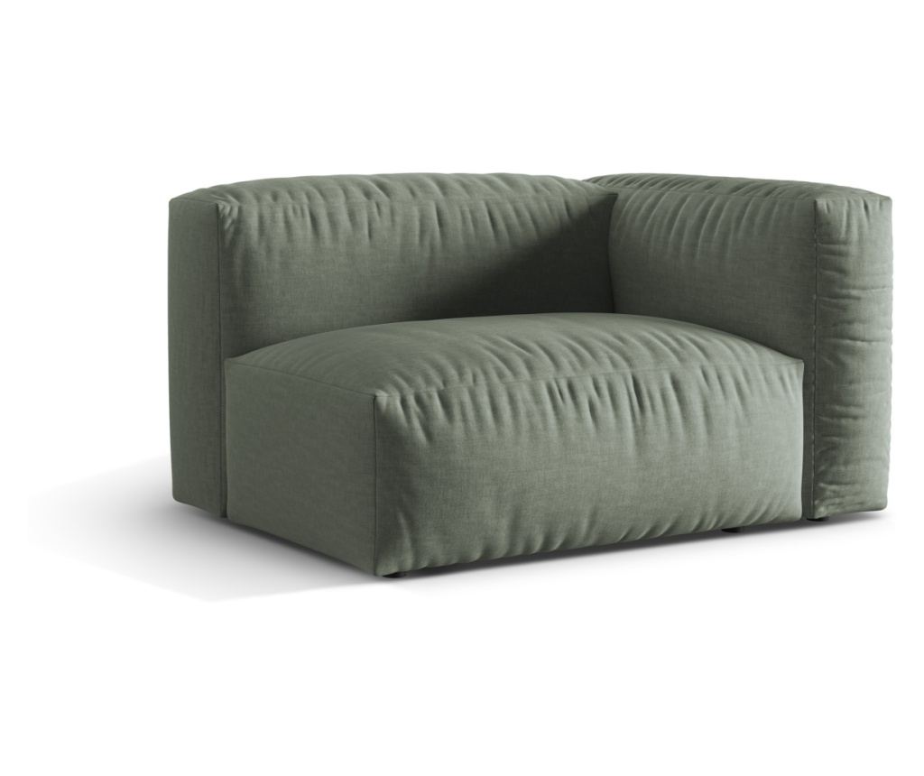 Micadoni Home 539248 Sarokmodul, mohazöld, 75x106x120 cm - 2