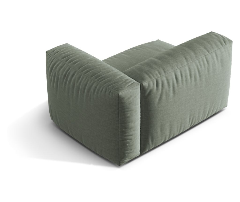 Micadoni Home 539248 Sarokmodul, mohazöld, 75x106x120 cm - 3