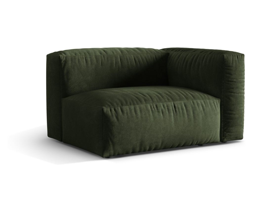 Micadoni Home Martina Zöld Sarokmodul, 75x106x120 cm - 3