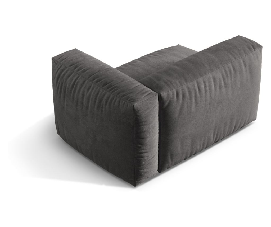 Sarokmodul Micadoni Home 539248, Martina, Szürke, 75x106x120 cm - 3