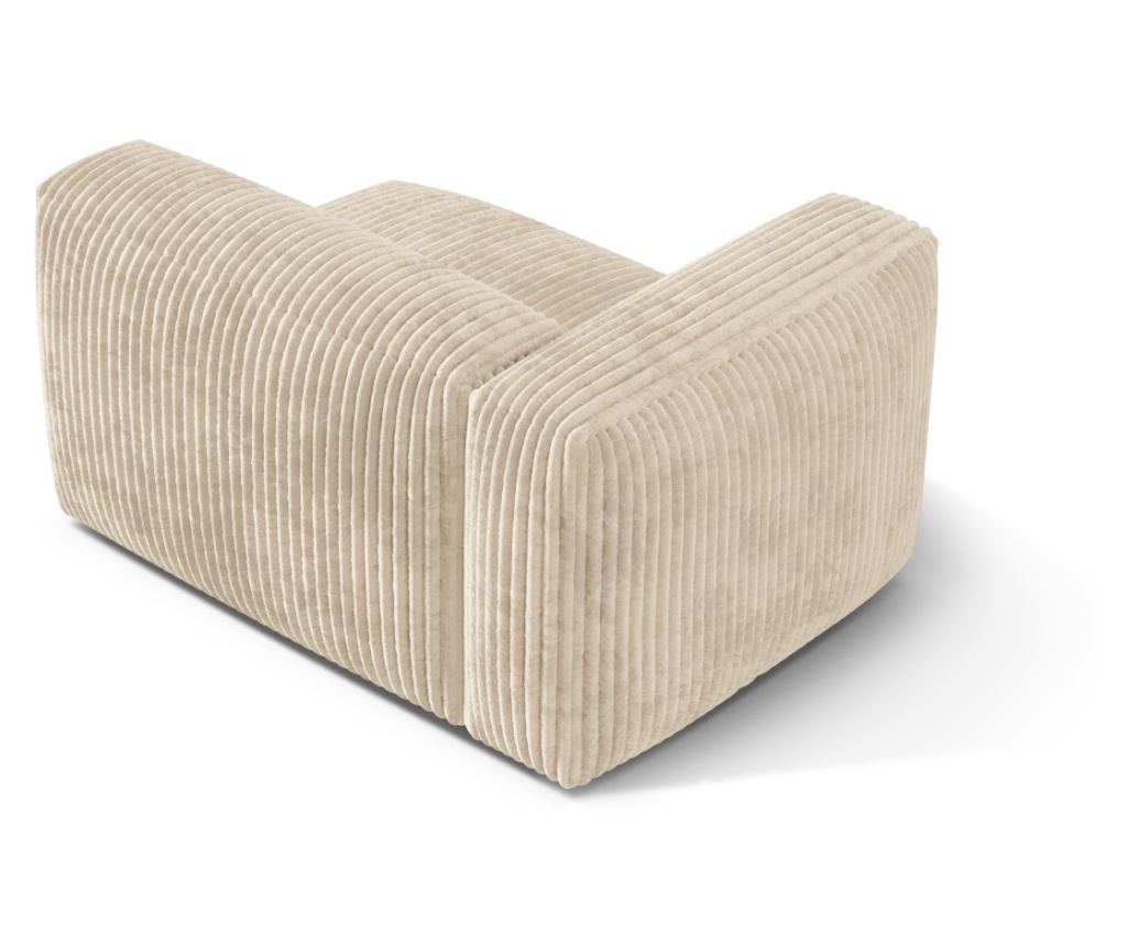 Sarokmodul Micadoni Home 539248, Martina, világosbézs, 75x106x120 cm - 3