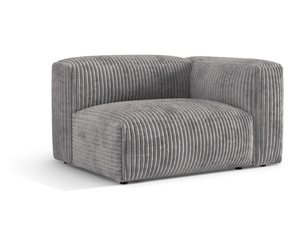 Micadoni Home 539248 Sarok elem, Martina, Világosszürke, 75x106x120 cm - 2
