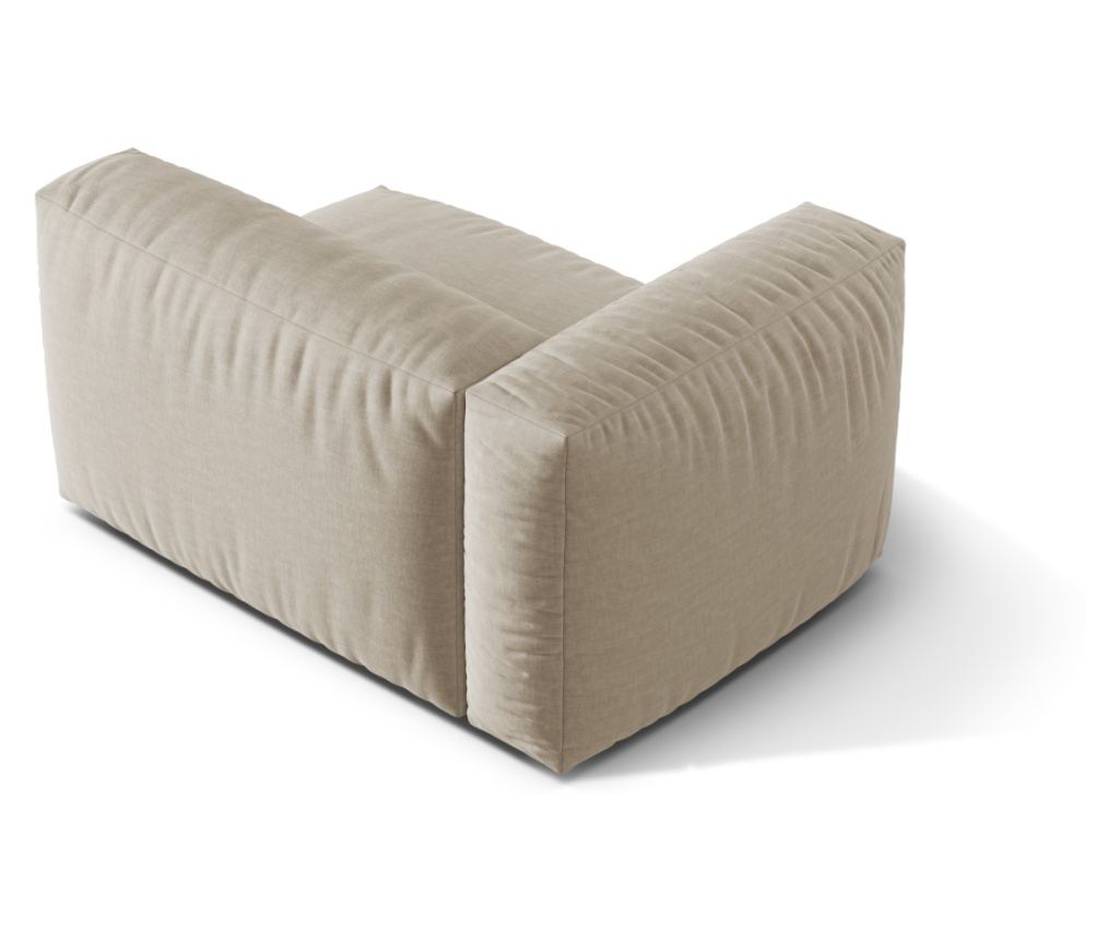 Sarokmodul Micadoni Home 539248, Martina, Világosbézs, 75x106x120 cm - 3