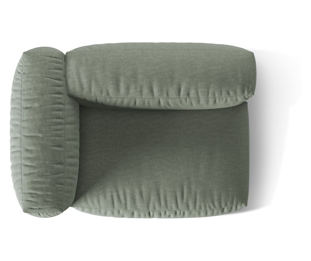 Micadoni Home 539248 Martina sarokmodul, mohazöld, 75x106x120 cm - 4