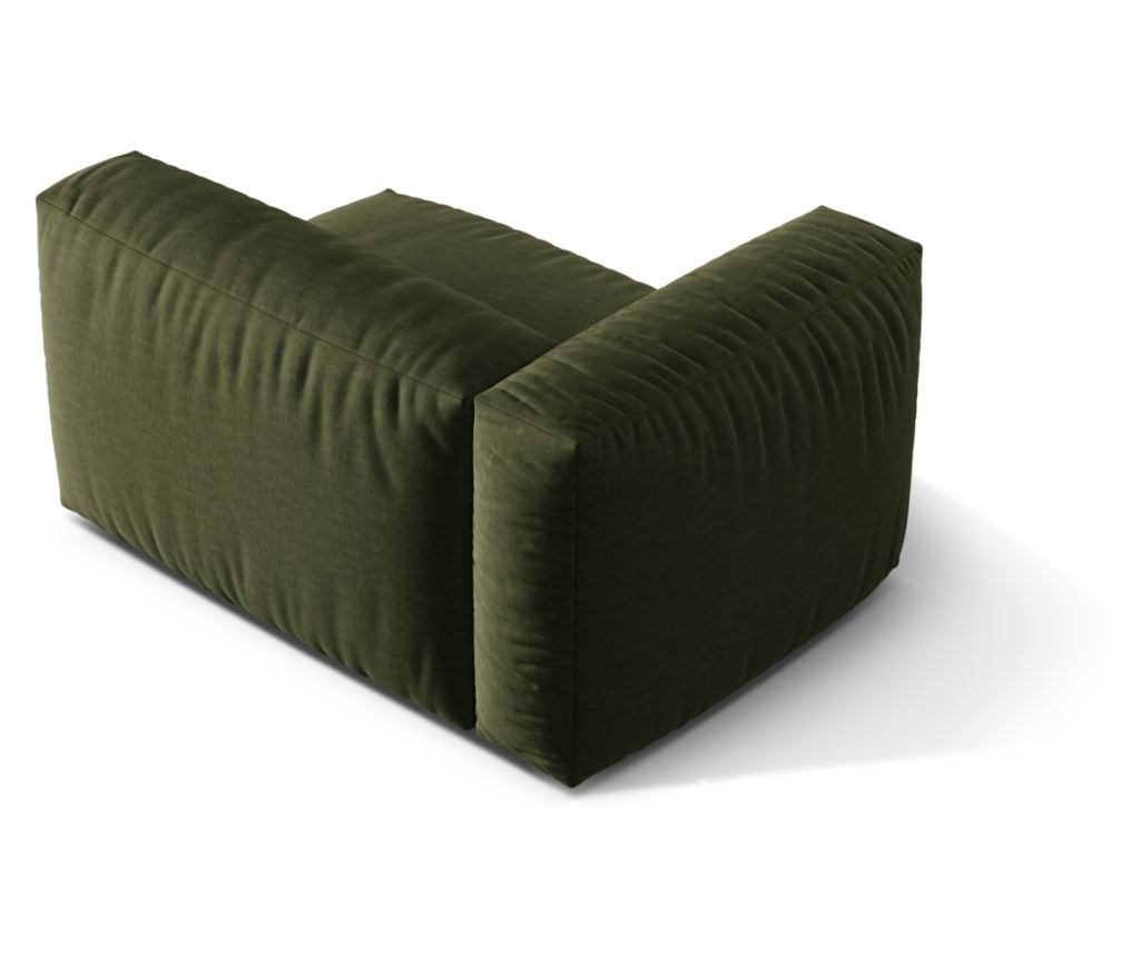 Micadoni Home Martina Sarokmodul, Zöld, 75x106x120 cm - 3
