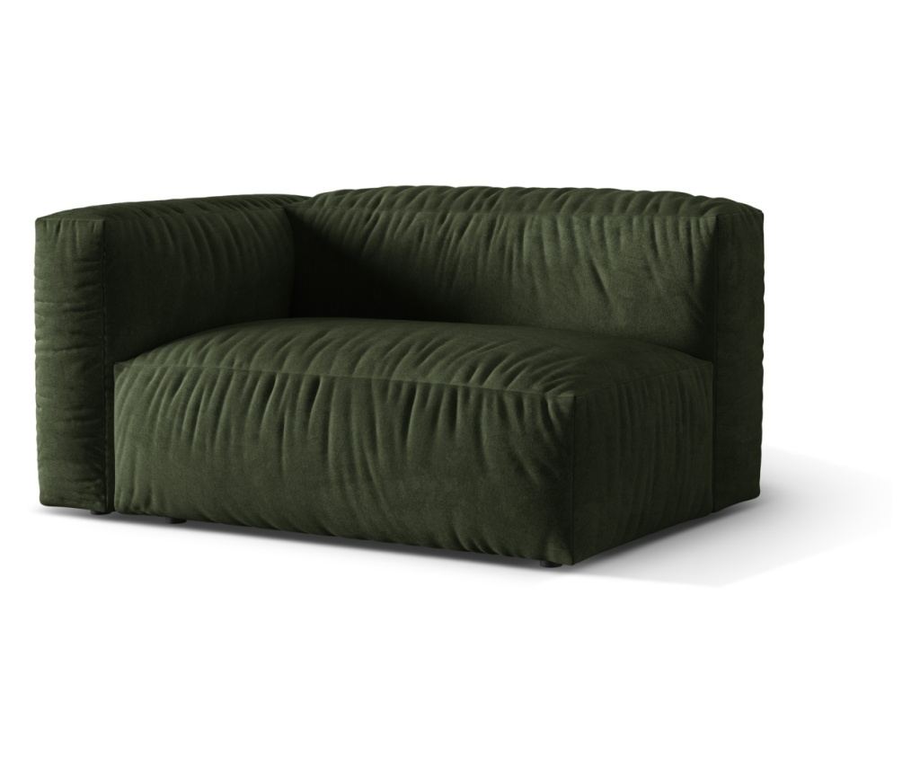 Micadoni Home 539325 Sarokmodul, Martina, Zöld, 75x106x160 cm - 2