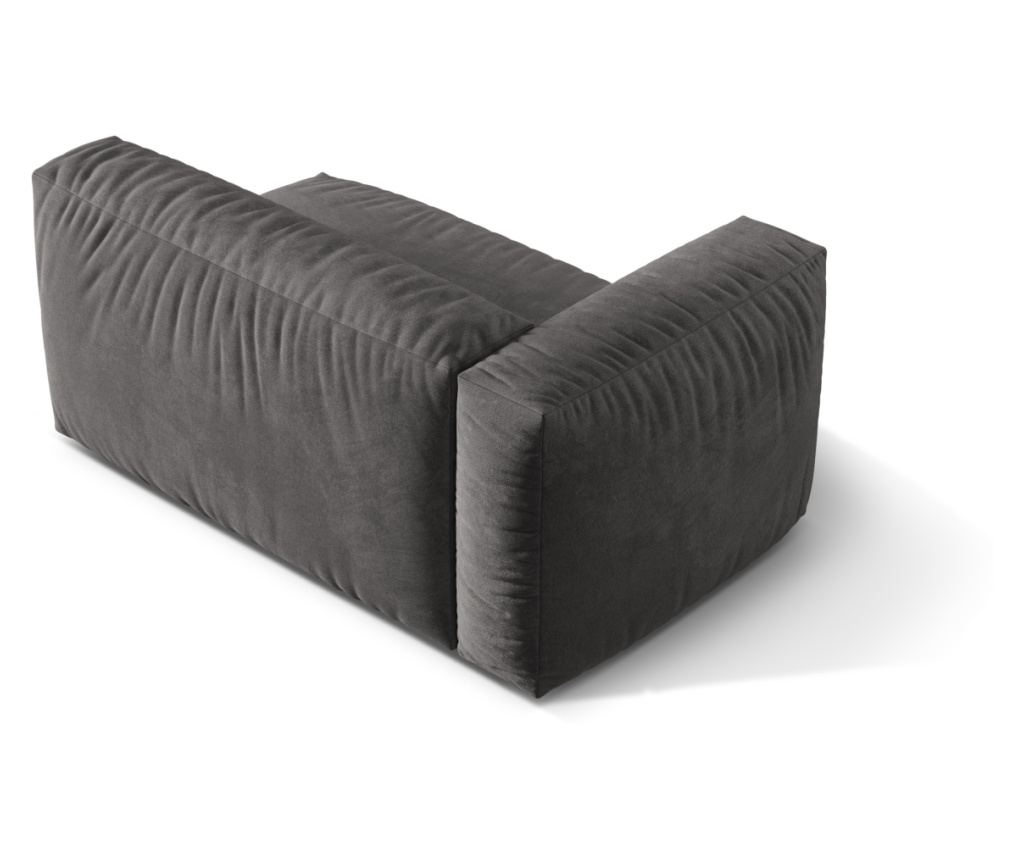 Micadoni Home 539325 Martina sarokmodul, szürke, 75x106x160 cm - 5