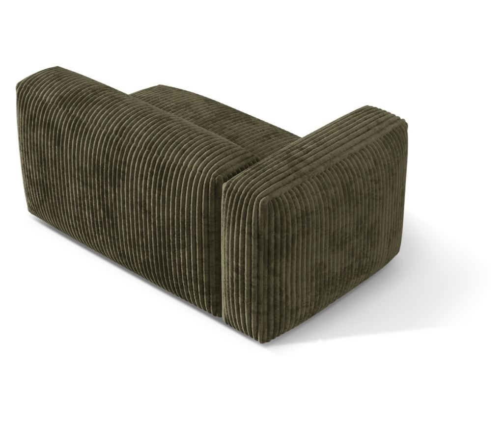Micadoni Home 539325 Sarokmodul, Martina, Mohazöld, 75x106x160 cm - 3