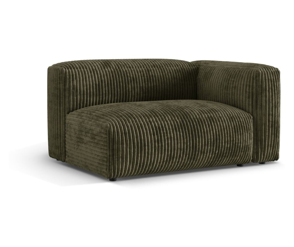 Sarokmodul Micadoni Home 539325, Martina, Mohazöld, 75x106x160 cm - 2