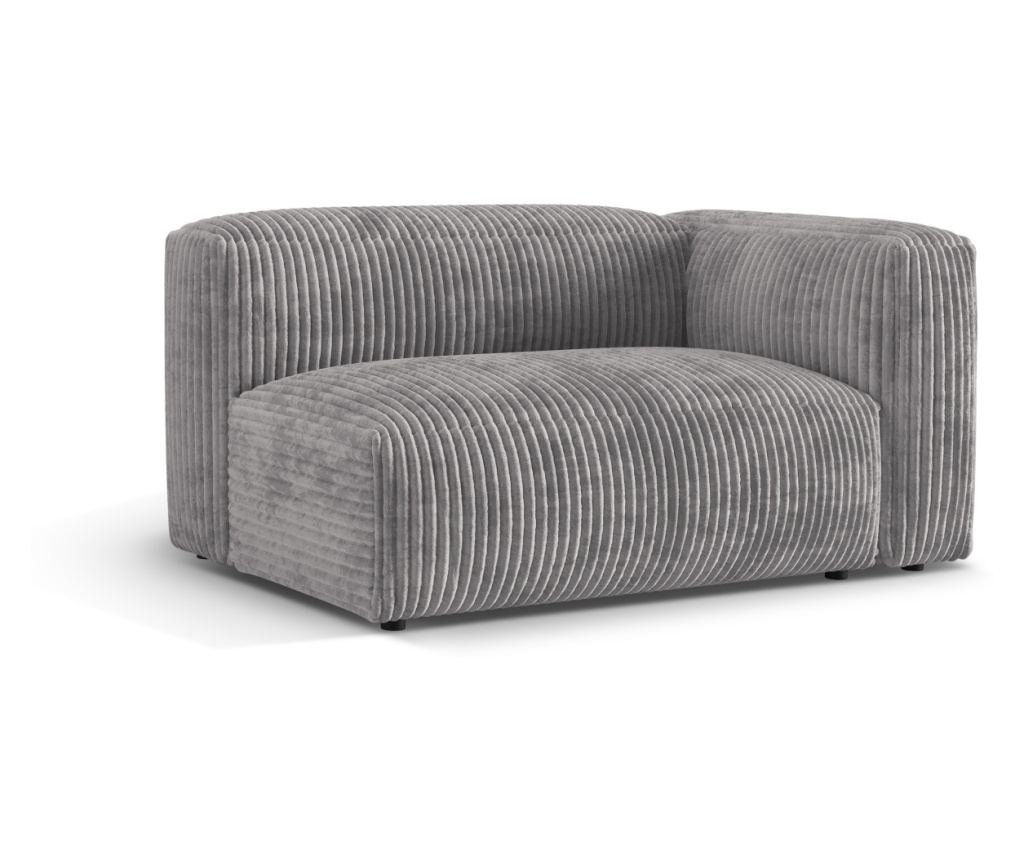 Sarokmodul Micadoni Home 539325, Martina, Világosszürke, 75x106x160 cm - 3