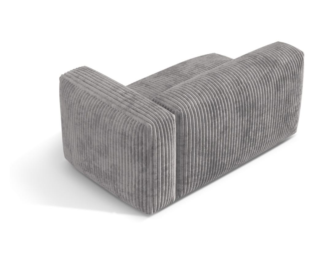 Sarokmodul Micadoni Home 539325, Martina, Világosszürke, 75x106x160 cm - 5