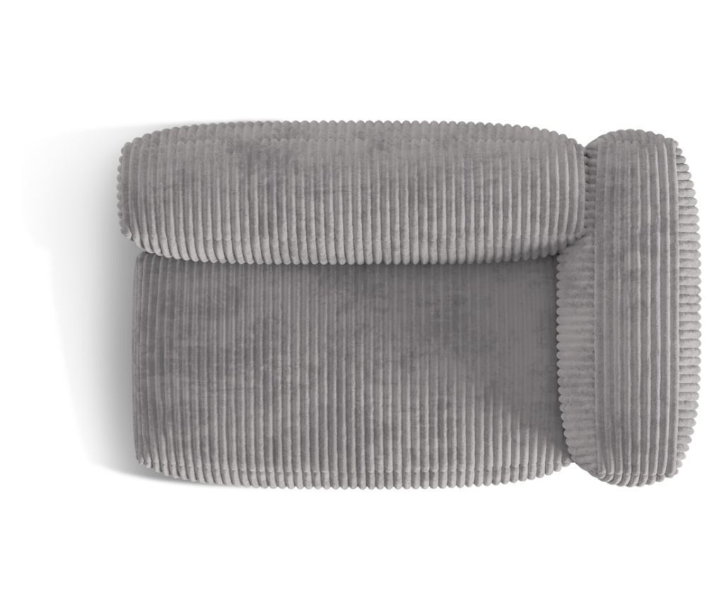 Sarokmodul Micadoni Home 539325, Martina, Világosszürke, 75x106x160 cm - 7