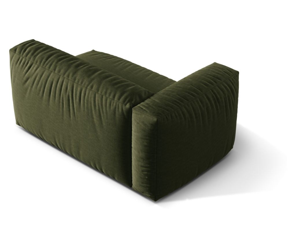 Micadoni Home 539325 Martina sarokmodul - Zöld, 75x106x160 cm - 3