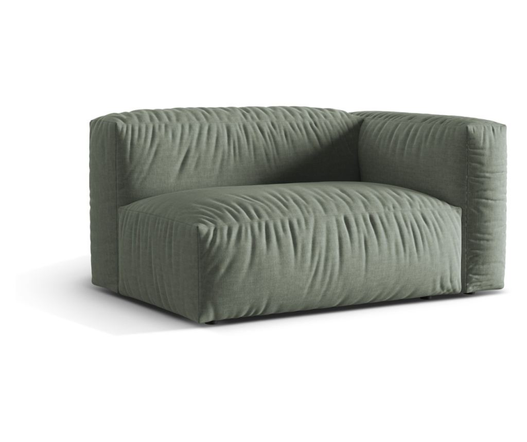 Micadoni Home 539325 sarokmodul, Martina, mohazöld, 75x106x160 cm - 2