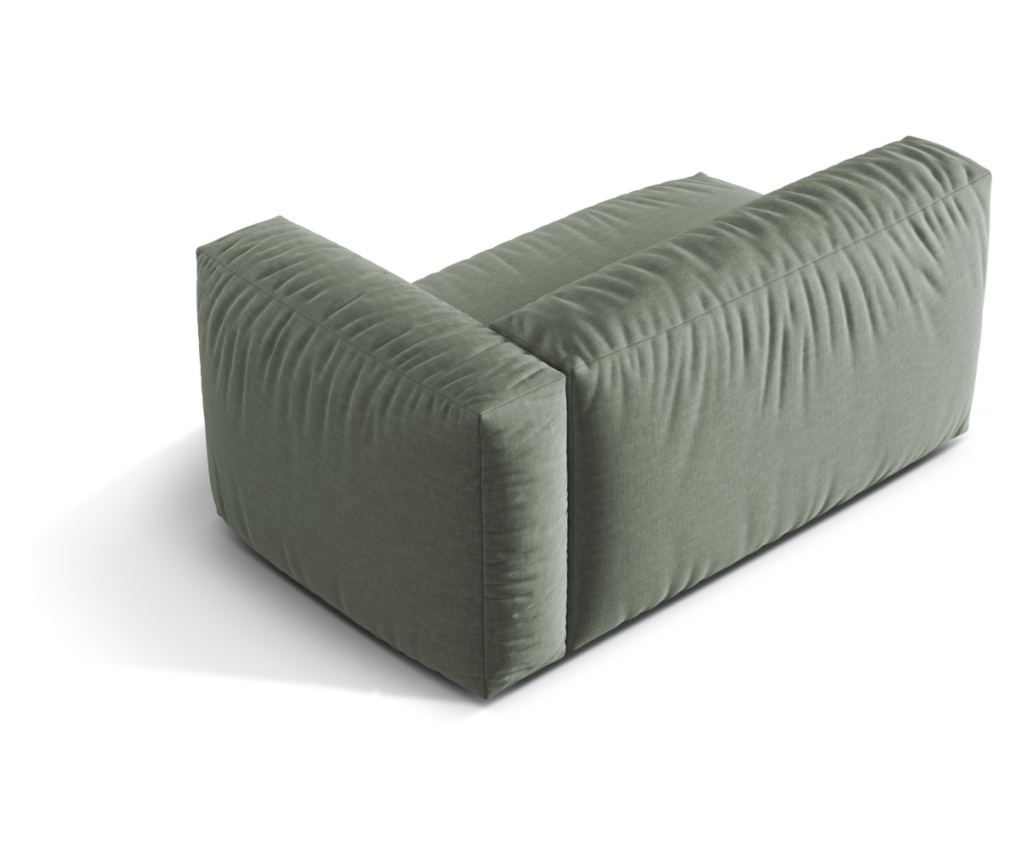 Micadoni Home 539325 sarokmodul, Martina, mohazöld, 75x106x160 cm - 3