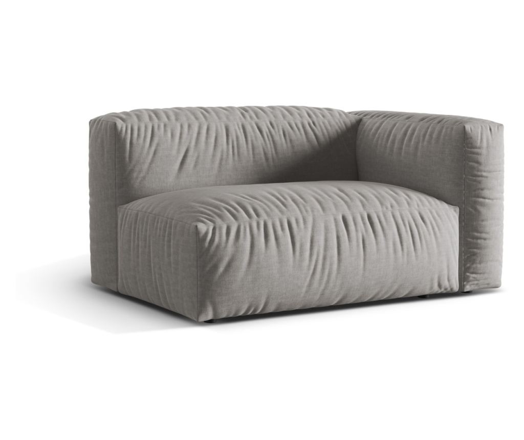 Sarokmodul Micadoni Home 539325, Martina, Világosszürke, 75x106x160 cm - 2