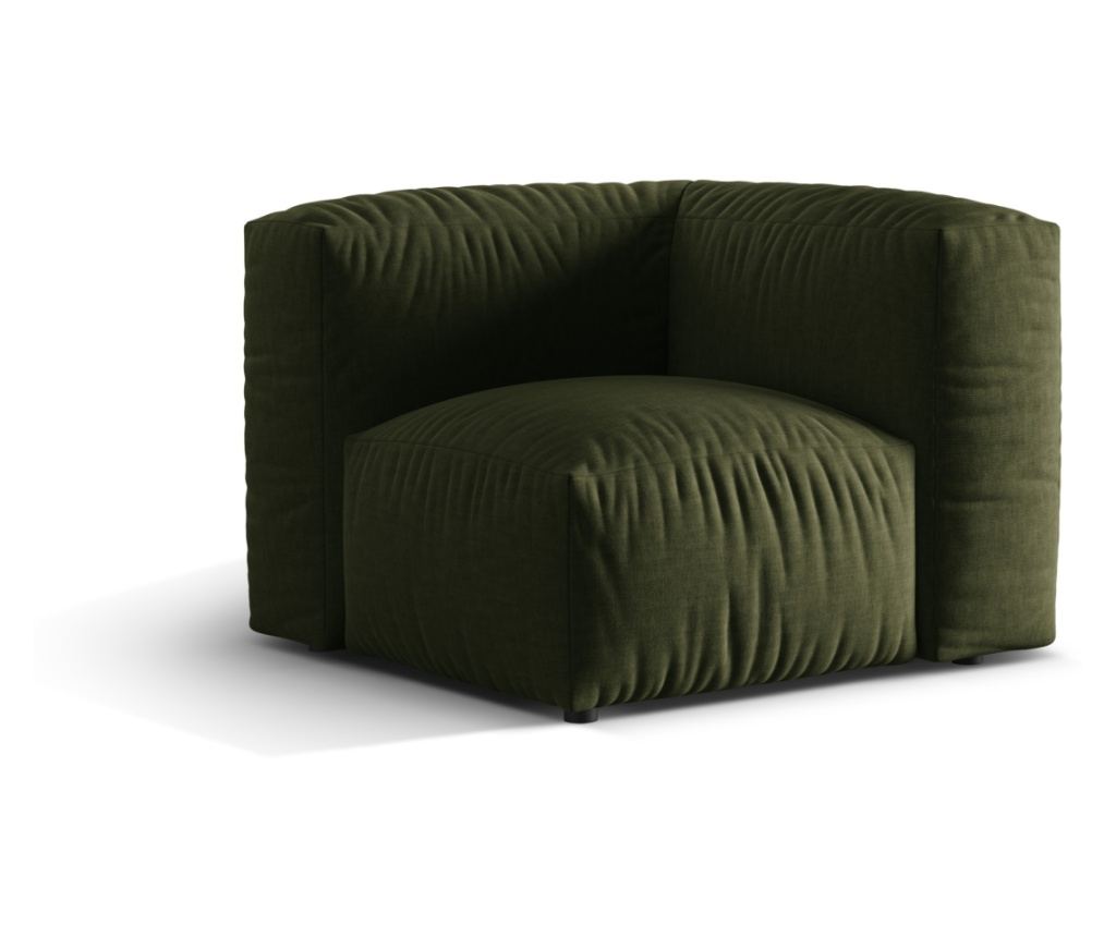 Sarok Univerzális Modul Micadoni Home 539374, Martina, Zöld, 75x106x106 cm - 2