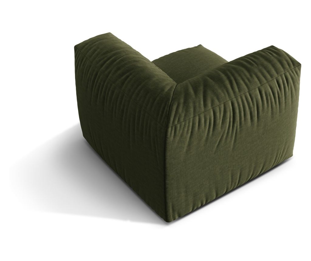 Sarok Univerzális Modul Micadoni Home 539374, Martina, Zöld, 75x106x106 cm - 3