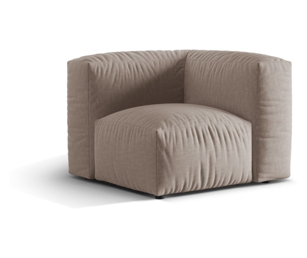 Sarok Univerzális Modul Micadoni Home 539374, Martina, Sötétbézs, 75x106x106 cm - 2