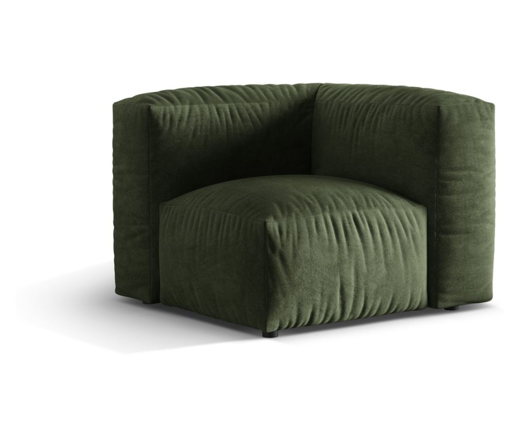 Micadoni Home 539374 Sarok Univerzális Modul, Martina, Zöld, 75x106x106 cm - 2