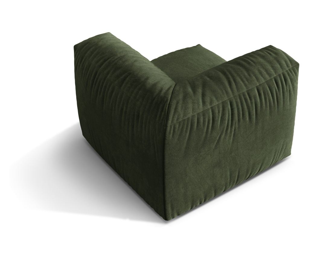 Micadoni Home 539374 Sarok Univerzális Modul, Martina, Zöld, 75x106x106 cm - 3