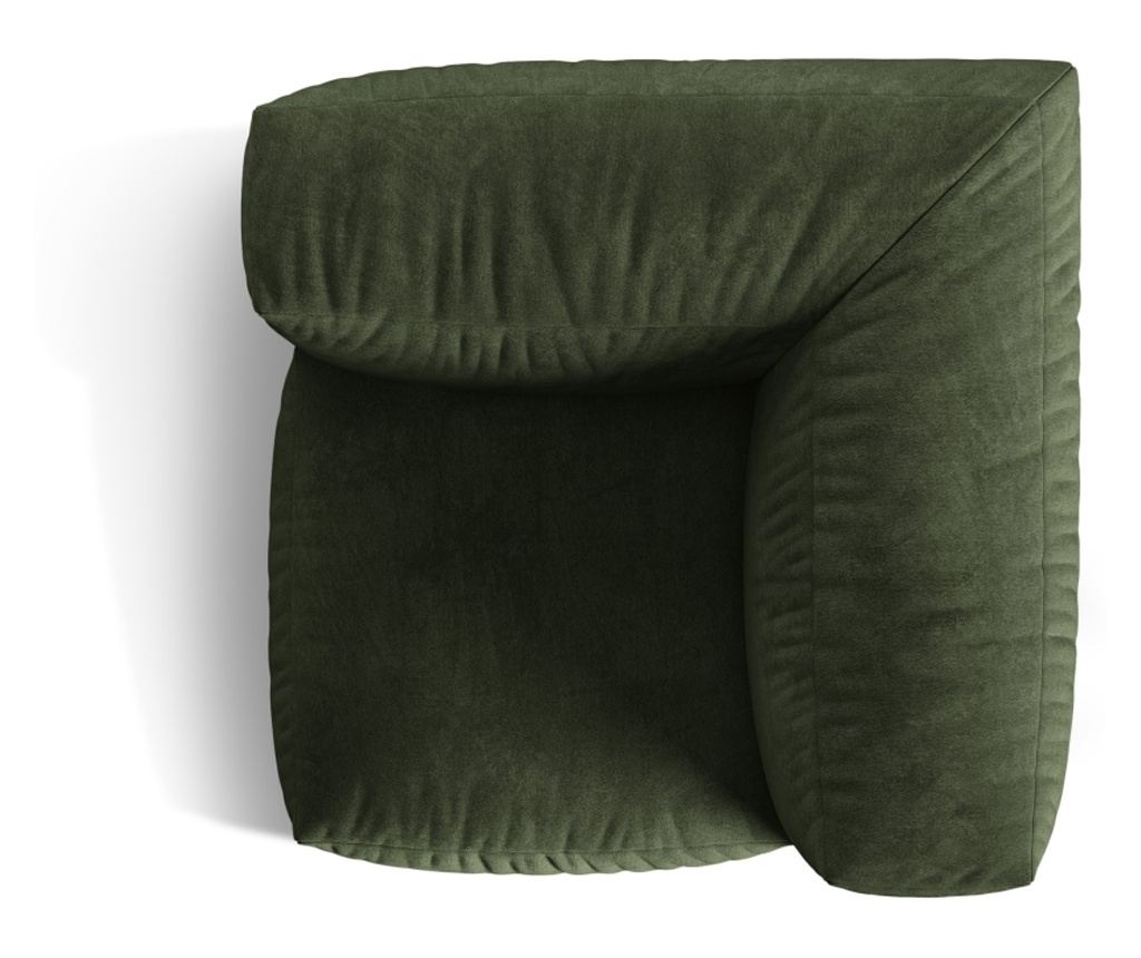 Micadoni Home 539374 Sarok Univerzális Modul, Martina, Zöld, 75x106x106 cm - 4