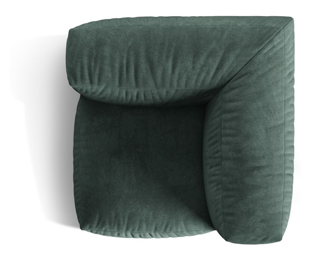 Sarok Univerzális Modul Micadoni Home 539374, Martina, Kék-Zöld, 75x106x106 cm - 7