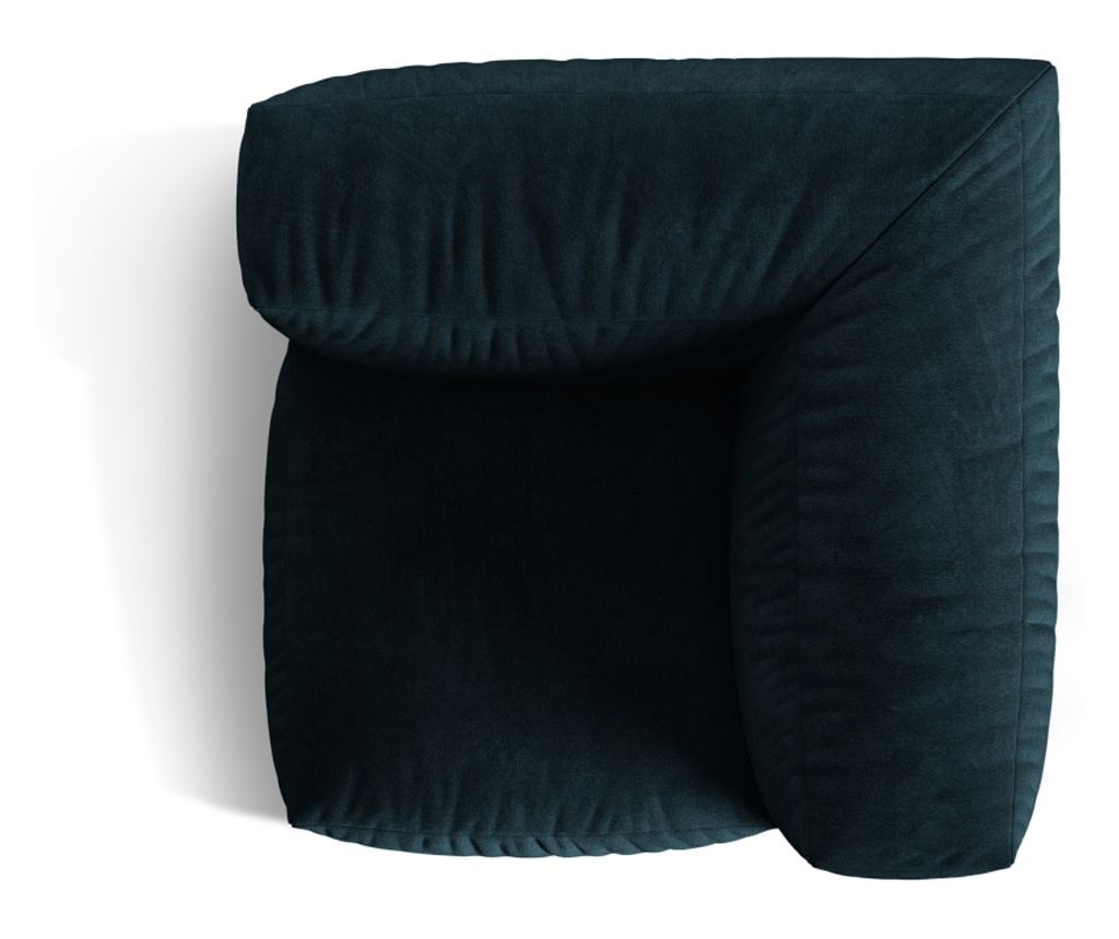 Micadoni Home 539374 Sarok Univerzális Modul, Martina, Sötét Kék-Zöld, 75x106x106 cm - 4