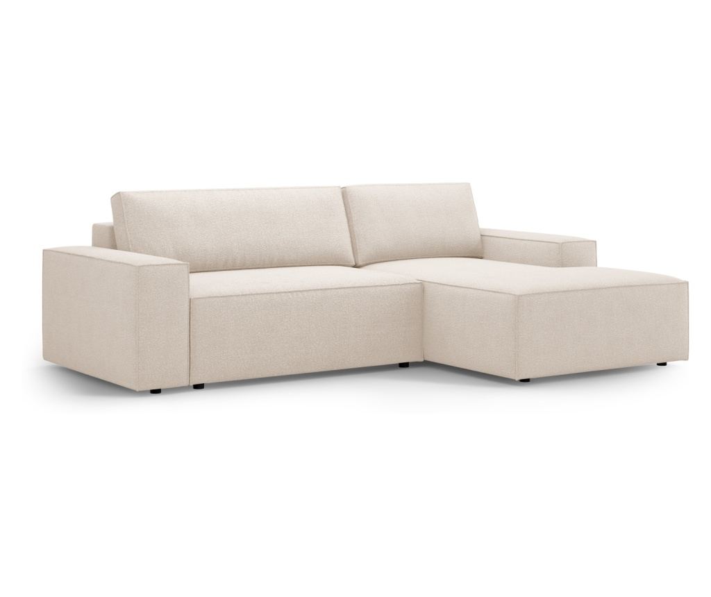 Sarokülőgarnitúra Micadoni Home 539418, Jodie, bézs, 86x151x246 cm - 3