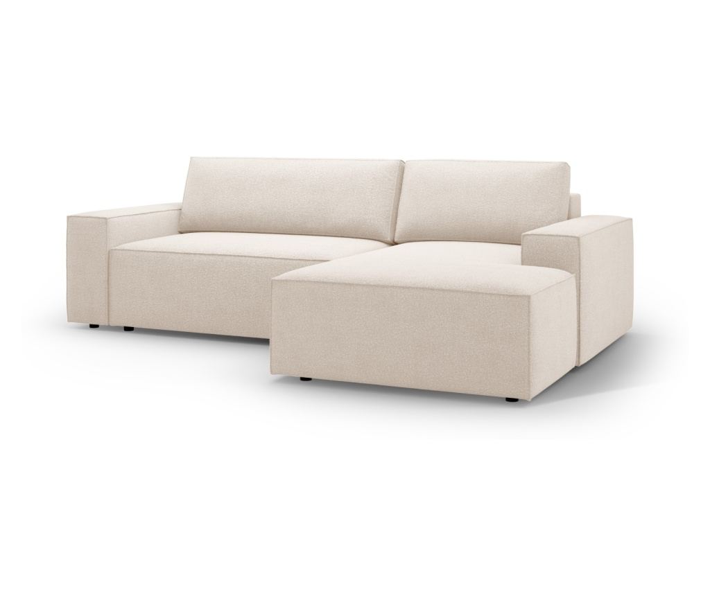Sarokülőgarnitúra Micadoni Home 539418, Jodie, bézs, 86x151x246 cm - 7