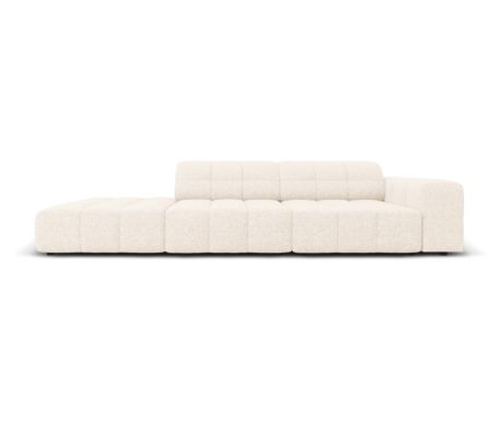 3-személyes kanapé Cosmopolitan Design 628317, Chicago, világosbézs, 70x102x262 cm
