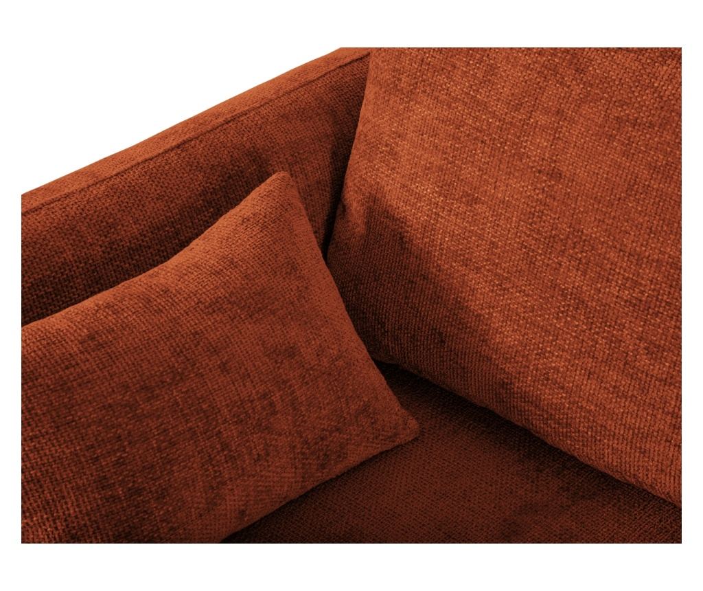 Canapea extensibilă de colț Cosmopolitan Design 628984, Matera, teracotă - 15