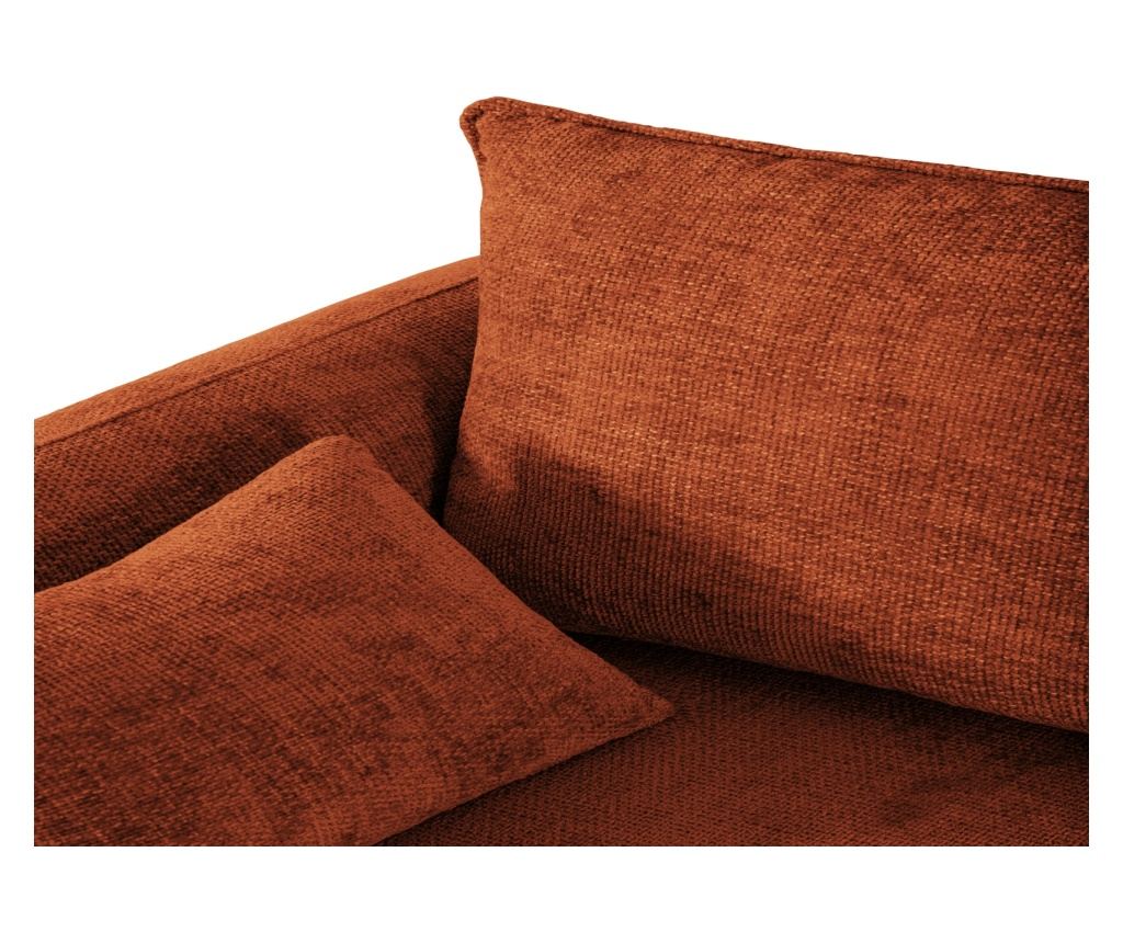 Canapea extensibilă de colț Cosmopolitan Design 628984, Matera, teracotă - 17