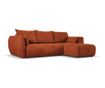 Canapea extensibilă de colț Cosmopolitan Design 628984, Matera, teracotă thumbnail 3