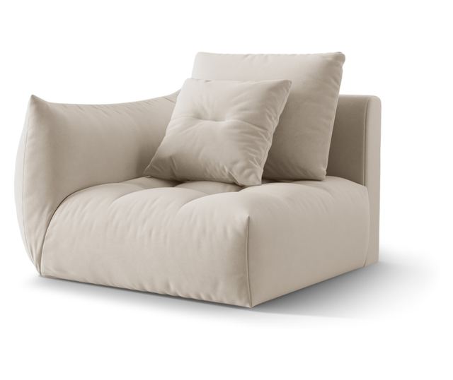 Micadoni Home Bloom Cream Corner Module