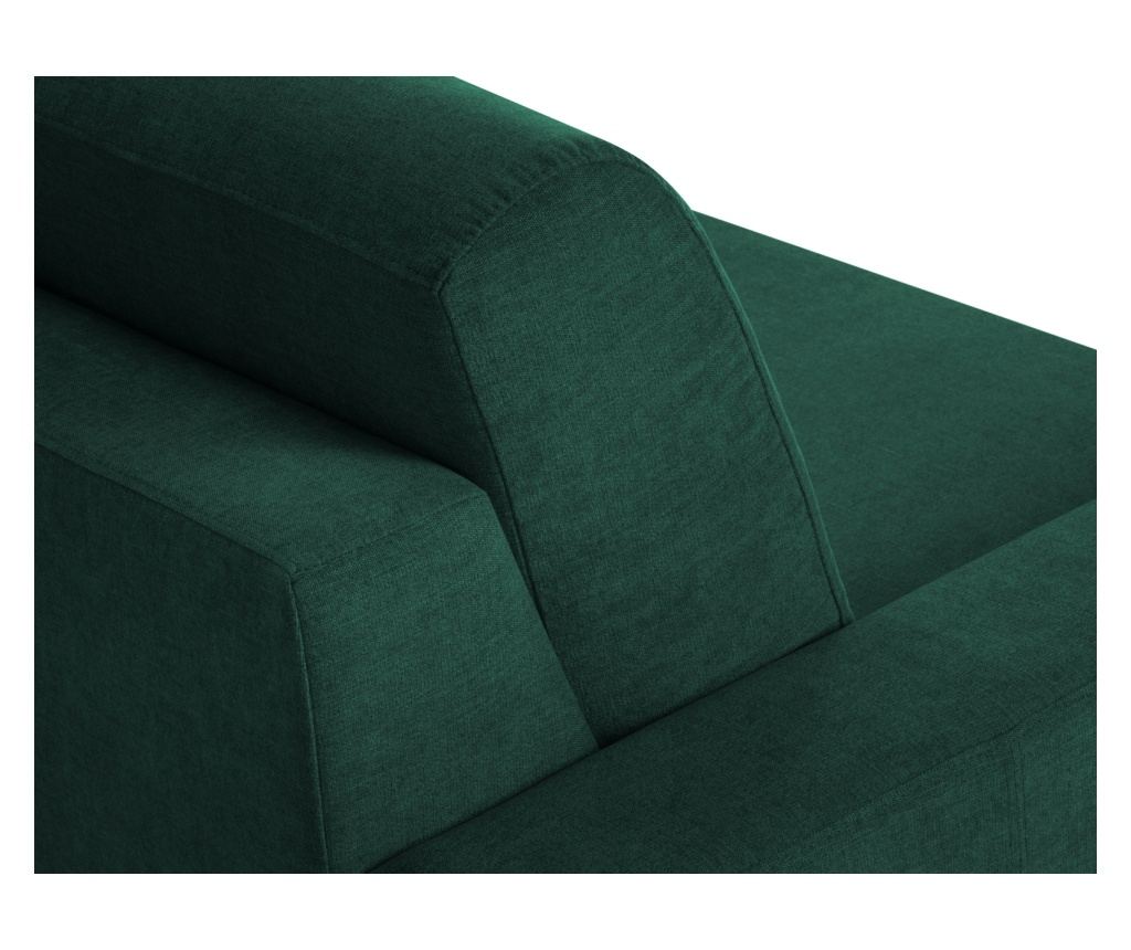 Sarokülőgarnitúra ágyfunkcióval Windsor & Co 860410, Portia, sötétzöld - 8