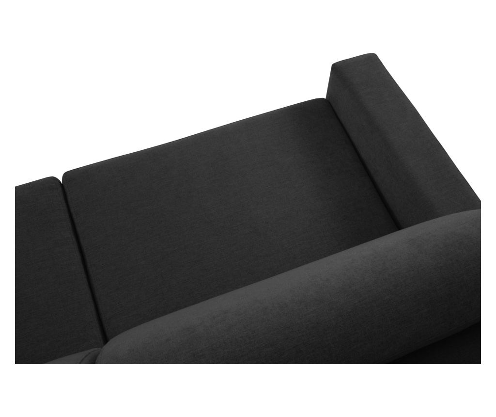 Sarokülőgarnitúra Windsor & Co 860410, Portia, fekete - 7