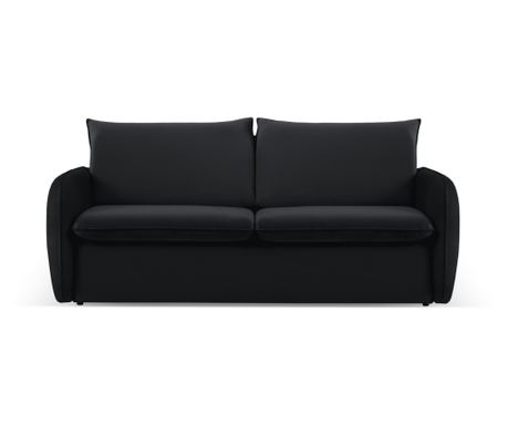 Raztegljiv kavč Cosmopolitan Design 620209, Vienna, črn