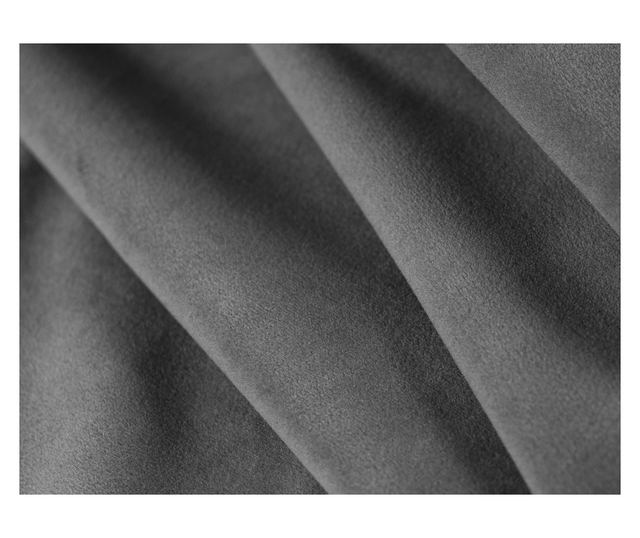 Ъглов диван с U-образна форма Milo Casa Carlo, тъмно сив