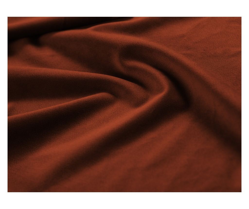 Mazzini 841916 sarokkanapé, Agávé, Barna-piros, 75x160x270 cm - 4