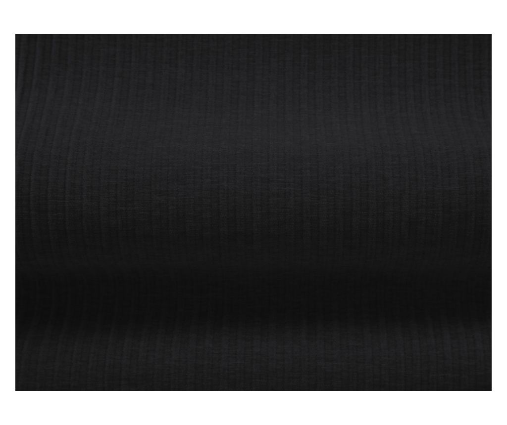 Cosmopolitan Design 622396 sarokkanapé, Arendal, fekete, 70x166x284 cm - 5