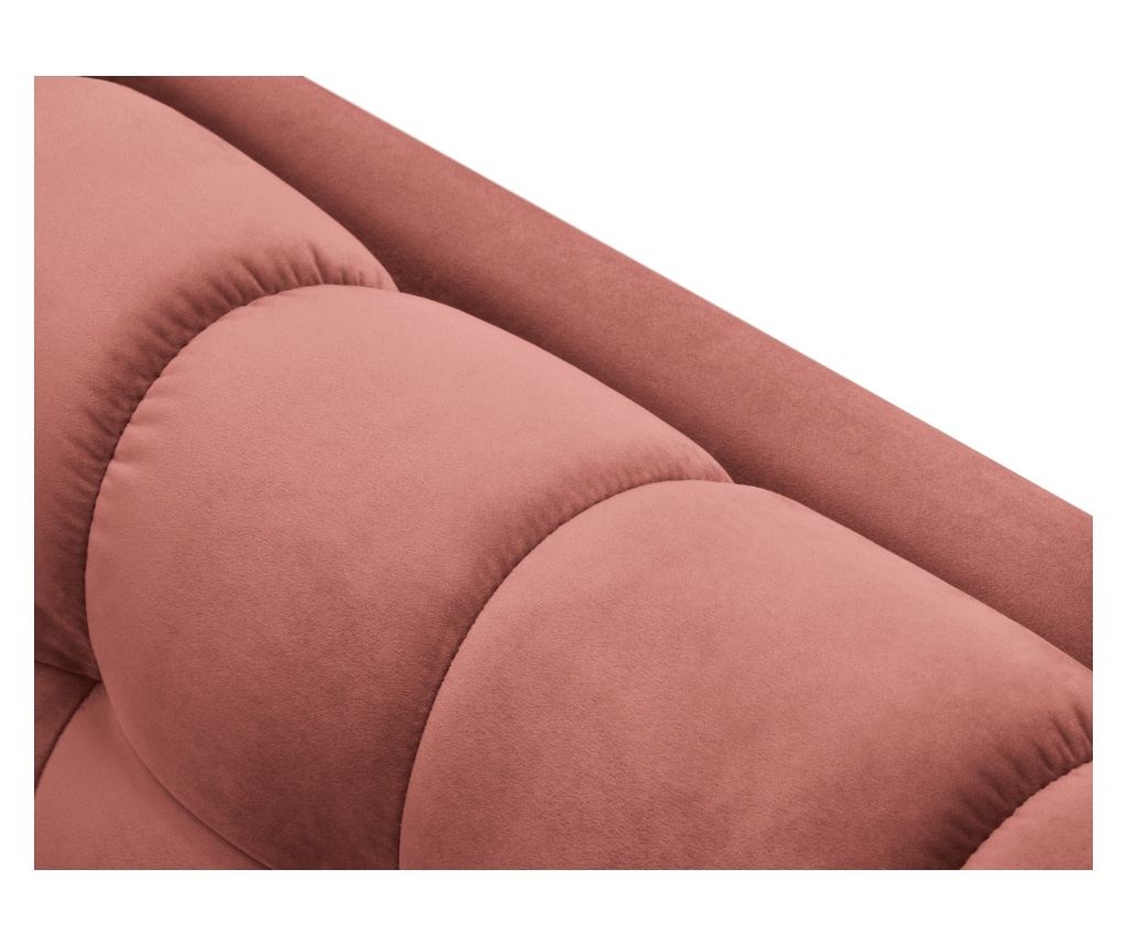 Sarokkanapé Cosmopolitan Design 620658, Bali, rózsaszín, 75x185x293 cm - 6
