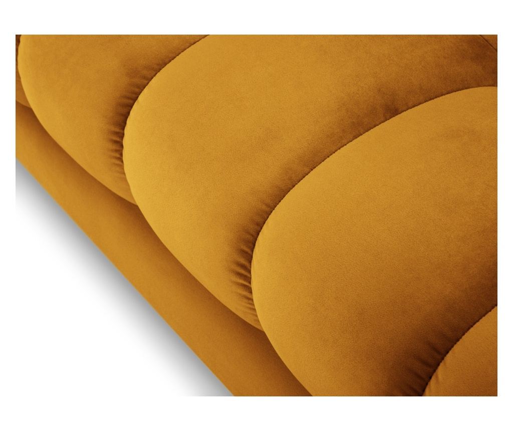 Sarokkanapé Cosmopolitan Design 620658, Bali, Sárga, 75x185x293 cm - 5