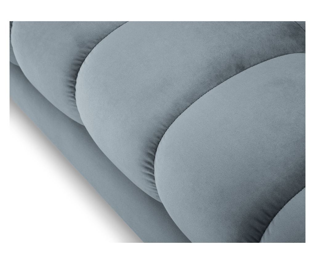 Sarokülőgarnitúra Cosmopolitan Design 620658, Bali, Világoskék, 75x185x293 cm - 5