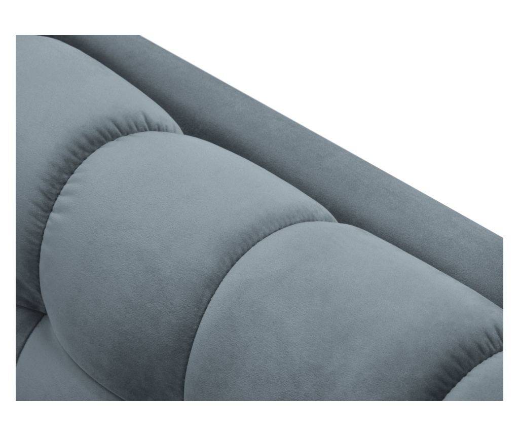 Sarokülőgarnitúra Cosmopolitan Design 620658, Bali, Világoskék, 75x185x293 cm - 6