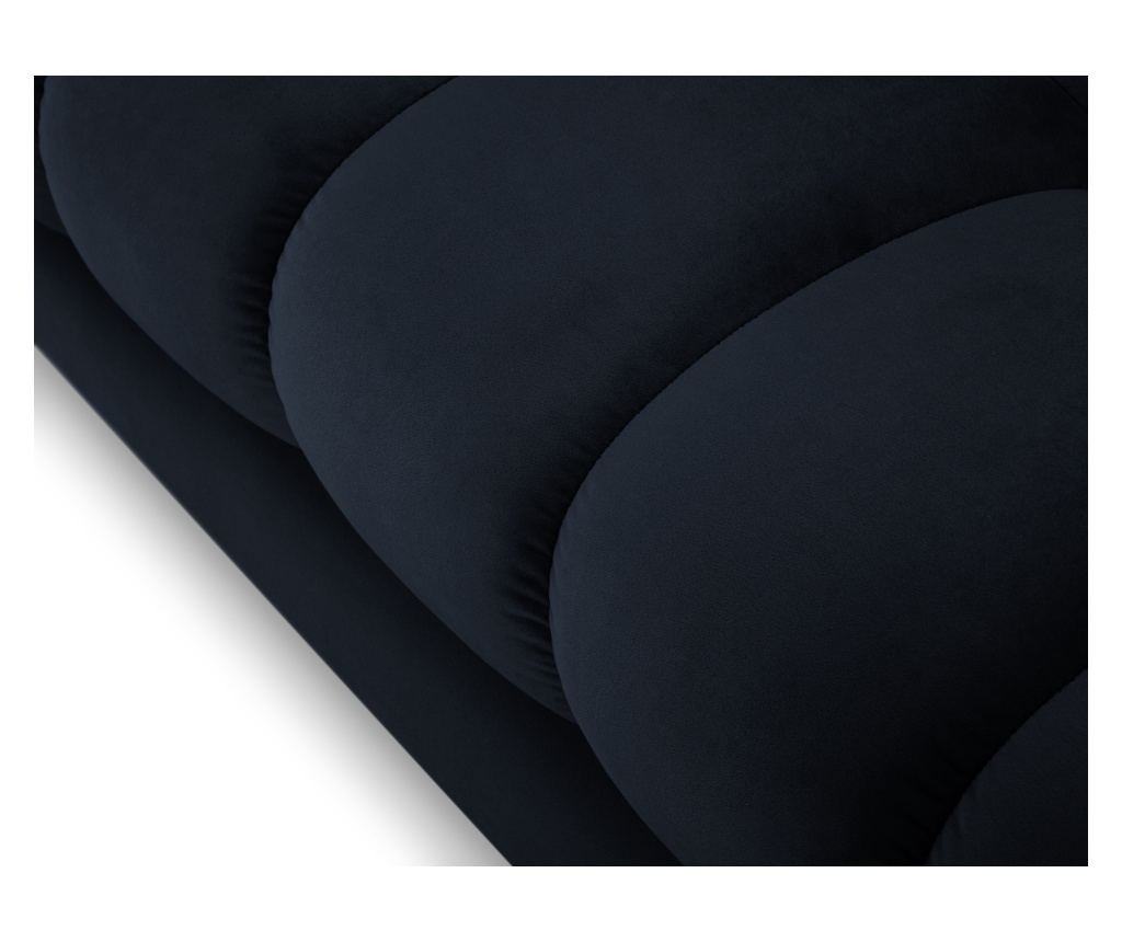 Sarokkanapé Cosmopolitan Design 620658, Bali, sötétkék, 75x185x293 cm - 5